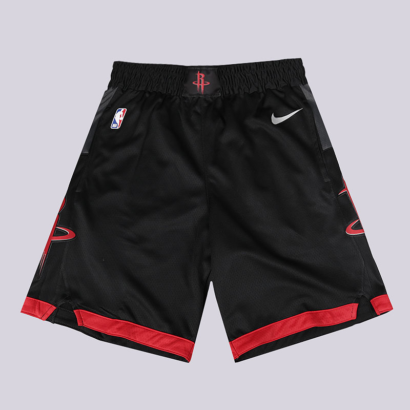 мужские черные шорты Nike Houston Rockets Shorts AJ5606-010 - цена, описание, фото 1